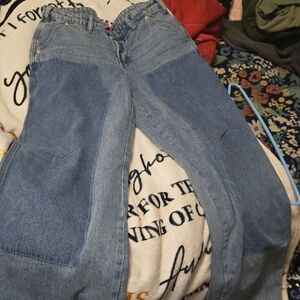 Edikted Women's Blue Jeans Overalls